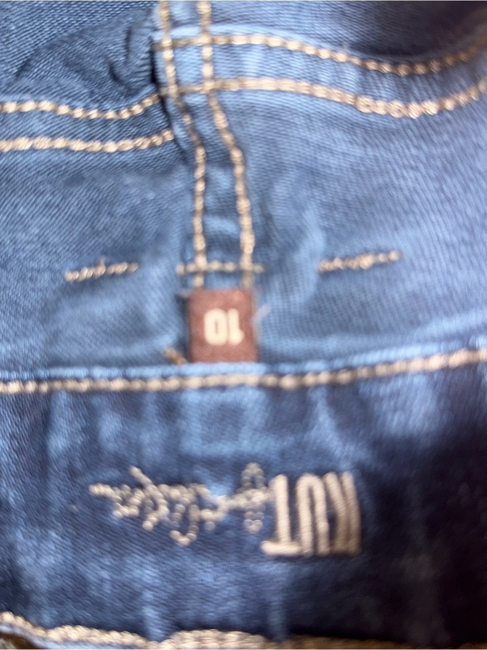 Kut from the Kloth Dark Indigo Wide Leg Jeans - Picture 4 of 7
